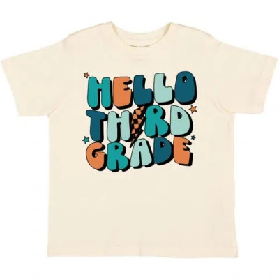 Sweet Wink Boys' Hello Second Grade Short Sleeve T-shirt - Little Kid, Big Kid In Neutral