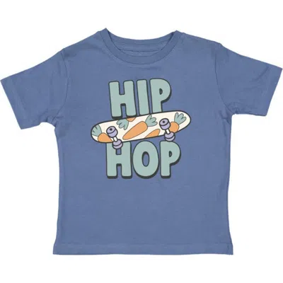 Sweet Wink Kids'  Hip Hop Skateboard Easter Short Sleeve T-shirt In Blue