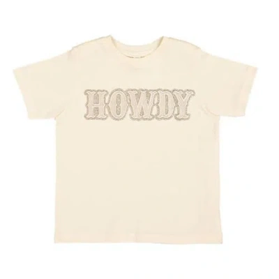 Sweet Wink Kids'  Howdy Patch Short Sleeve T-shirt In Pink