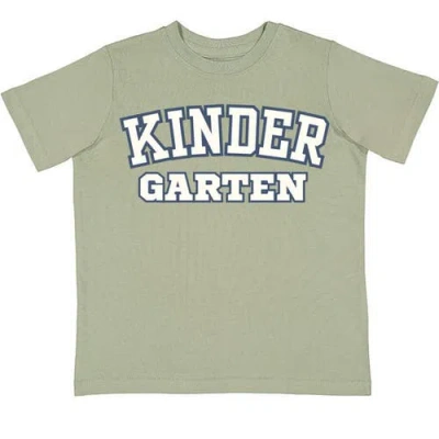 Sweet Wink Kids'  Kindergarten Varsity Short Sleeve T-shirt In Green