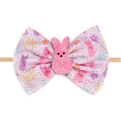 Sweet Wink Lavender Easter Bunny Tulle Bow Baby Headband