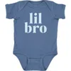Sweet Wink Lil Bro Short Sleeve Bodysuit In Indigo