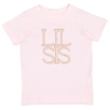 Sweet Wink Lil Sis Pearl Patch Short Sleeve T-shirt In Pink