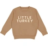 Sweet Wink Little Turkey Thanksgiving Sweatshirt In Brown