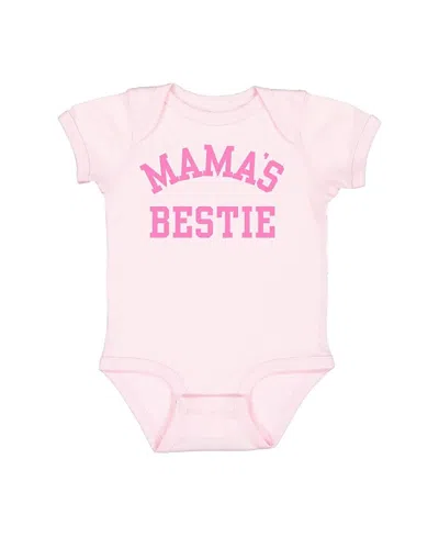 SWEET WINK MAMA'S BESTIE BUBBLEGUM SHORT SLEEVE BODYSUIT - BABY