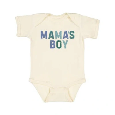 Sweet Wink Babies'  Mama's Boy Multi Short Sleeve Bodysuit In Natural