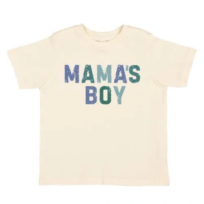 Sweet Wink Kids'  Mama's Boy Multi Short Sleeve T-shirt In Natural