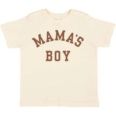 Sweet Wink Kids'  Mama's Boy Short Sleeve T-shirt In Natural