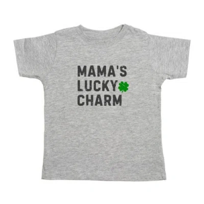 Sweet Wink Boys' Mama's Lucky Charm St. Patrick's Day Short Sleeve T-shirt - Little Kid, Big Kid In Grey