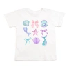 Sweet Wink Mermaid Cutie Short Sleeve T-shirt In White