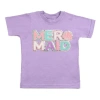 Sweet Wink Mermaid Patch Short Sleeve T-shirt In Purple