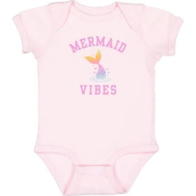 Sweet Wink Babies'  Mermaid Vibes Short Sleeve Bodysuit In Pink