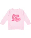 Sweet Wink Merry And Bright Patch Christmas Sweatshirt - Little Kid, Big Kid In Black