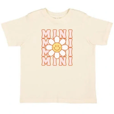 Sweet Wink Kids'  Mini Daisy Short Sleeve T-shirt In Natural