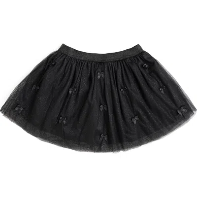 Sweet Wink Babies'  Onyx Bow Tutu Skirt In Black