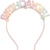Sweet Wink Pastel Rainbow Birthday Girl Headband In Multicolor
