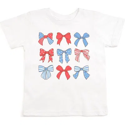 Sweet Wink Babies'  Patriotic Cutie Short Sleeve T-shirt In White