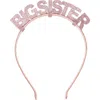 Sweet Wink Pink Big Sister Headband In Pink