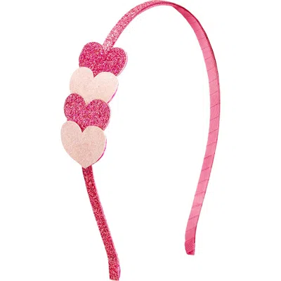 Sweet Wink Babies'  Pink Sparkle Hearts Valentine's Day Headband