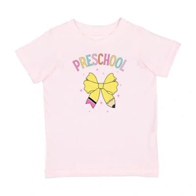 Sweet Wink Kids'  Preschool Pencil Bow Short Sleeve T-shirt In White