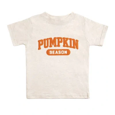 Sweet Wink Babies'  Pumpkin Season Puff Ink Short Sleeve T-shirt In Yellow