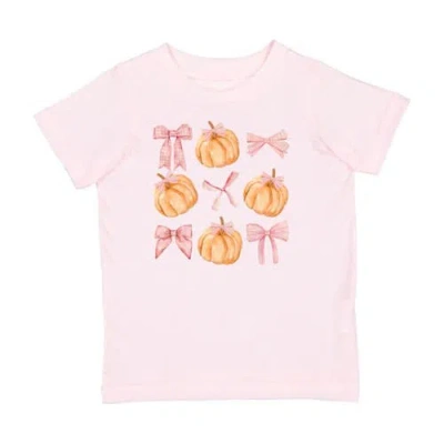 Sweet Wink Kids'  Pumpkin Short Sleeve T-shirt In Pink
