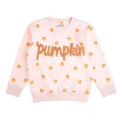 Sweet Wink Babies'  Pumpkin Stitch Patch Sweatshirt In Multi
