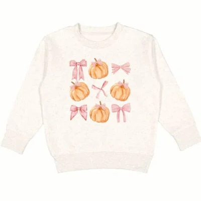 Sweet Wink Babies'  Pumpkin Sweatshirt In Neutral