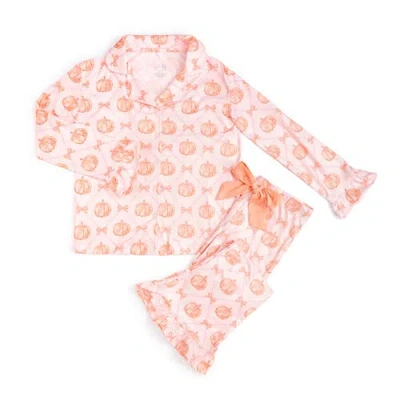 Sweet Wink Kids'  Pumpkin Trellis Lounge Set In Pink