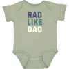 Sweet Wink Rad Like Dad Short Sleeve Bodysuit In Sage