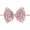 Sweet Wink Rainbow Heart Tulle Bow Baby Headband In Multicolor