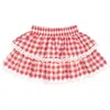 Sweet Wink Red Gingham Skort In Multi