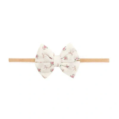 Sweet Wink Rose Tulle Bow Baby Headband In Multi