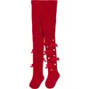Sweet Wink Ruby Red Bedazzled Tights In Animal Print