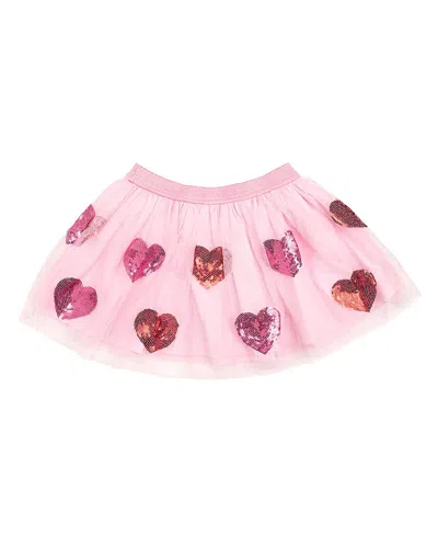Sweet Wink Sequin Heart Valentine's Day Tutu - Baby In Pink