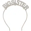 Sweet Wink Silver Big Sister Headband In Silver
