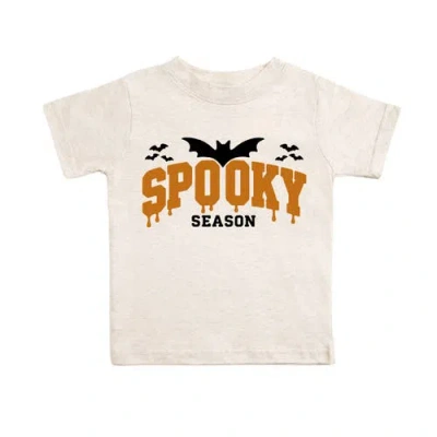 Sweet Wink Babies'  Spooky Season Halloween Short Sleeve T-shirt In Neutral