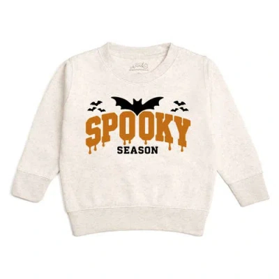 Sweet Wink Kids'  Spooky Season Halloween Sweatshirt In Neutral