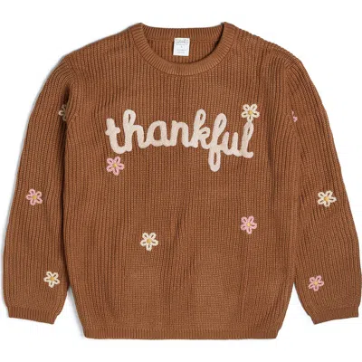 Sweet Wink Sweater In Brown