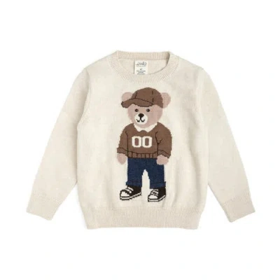 Sweet Wink Babies'  Teddy Bear Sweater In White