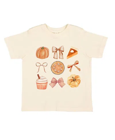 Sweet Wink Thankful Cutie Thanksgiving Short Sleeve T-shirt - Baby In Brown