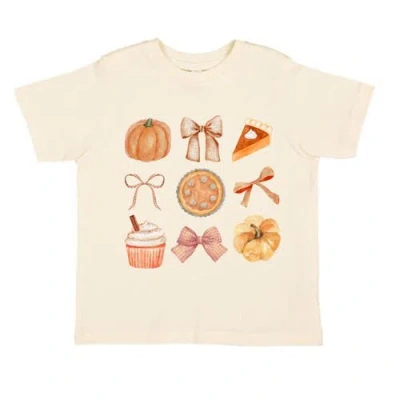 Sweet Wink Kids'  Thankful Cutie Thanksgiving Short Sleeve T-shirt In Pink
