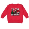 Sweet Wink Boys' Tis The Season Patch Christmas Sweatshirt - Little Kid, Big Kid In Red