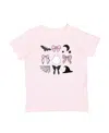 Sweet Wink Unisex Spooky Coquette Halloween Short Sleeve T-shirt - Little Kid In Pink