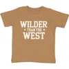 Sweet Wink Wilder Than The West Short Sleeve T-shirt In Brown
