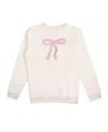 Sweet Wink Bow Patch Adult Sweatshirt In Natural
