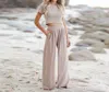 Sweetkama Short Sleeves Solid Set In Khaki In Multi