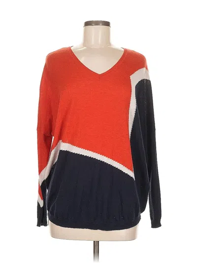 Pre-owned Sweewë Pullover Sweater In Orange