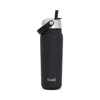 S'well Stainless Steel Explorer With Flip Straw Lid, 24 oz In Black