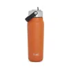S'well Stainless Steel Explorer With Flip Straw Lid, 24 oz In Red